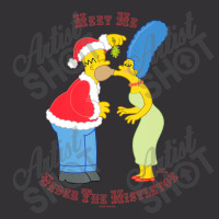 The Simpsons Homer Marge Christmas Meet Under The Vintage Hoodie And Short Set | Artistshot