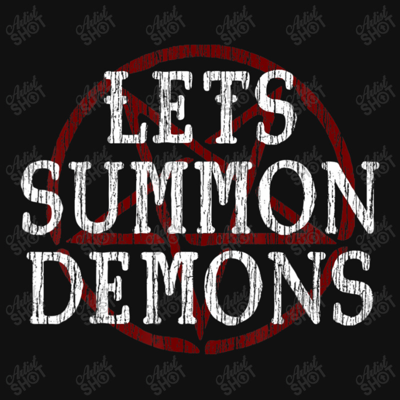 Lets Summon Demons Satanic Horror Baby Bibs by donellajeremykoa | Artistshot