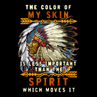 The Color Of My Skin Is Less Important Than Spirit Maternity Scoop Neck T-shirt | Artistshot