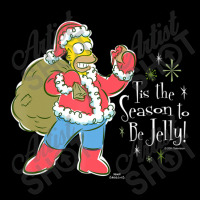 The Simpsons Homer Santa Christmas Season To Be Je V-neck Tee | Artistshot