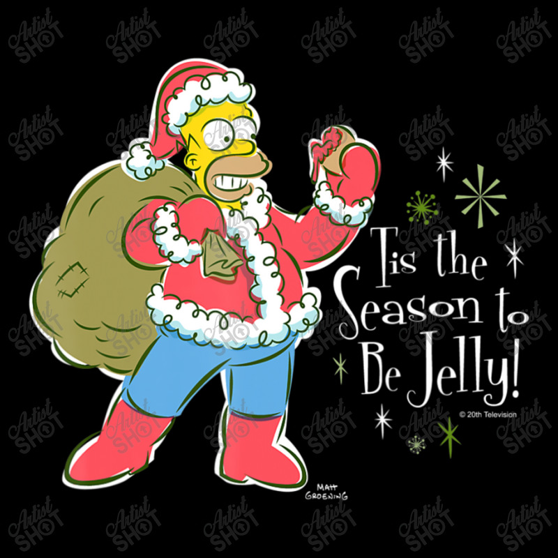 The Simpsons Homer Santa Christmas Season To Be Je V-Neck Tee by longdanouj | Artistshot