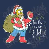 The Simpsons Homer Santa Christmas Season To Be Je Men Denim Jacket | Artistshot