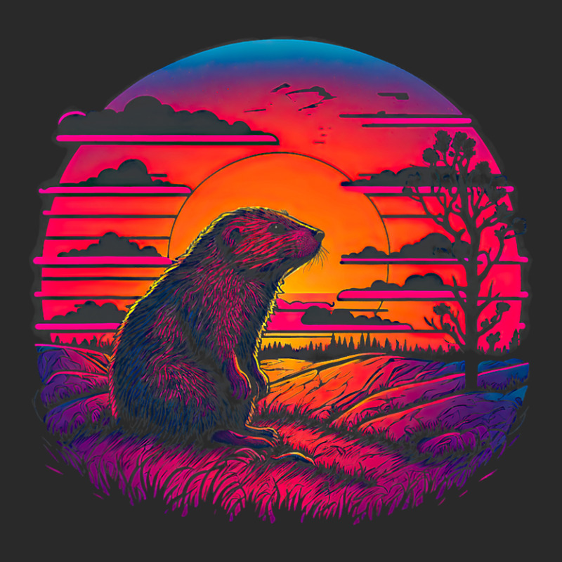 Retro Aesthetic Groundhog 27 Printed Hat | Artistshot