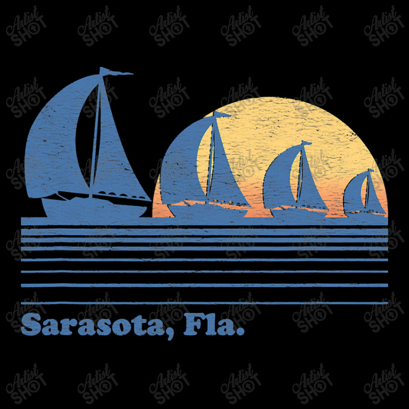 Sarasota Fl Sailboat  Vintage 80s Sunset Maternity Scoop Neck T-shirt by home12 | Artistshot