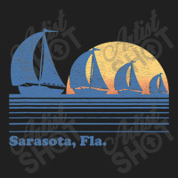 Sarasota Fl Sailboat  Vintage 80s Sunset Ladies Polo Shirt | Artistshot