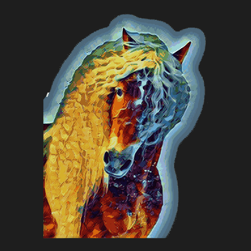 Haflinger Horse Portrait Classic T-shirt | Artistshot