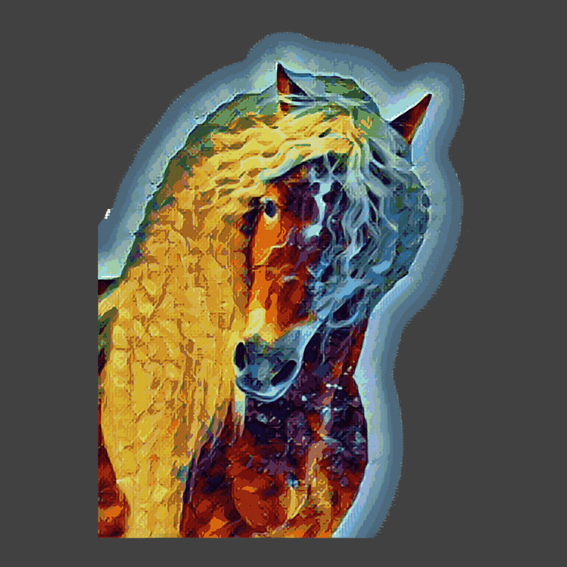 Haflinger Horse Portrait Vintage T-shirt | Artistshot