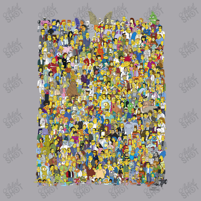 The Simpsons All The Characters Youth 3/4 Sleeve by longdanouj | Artistshot