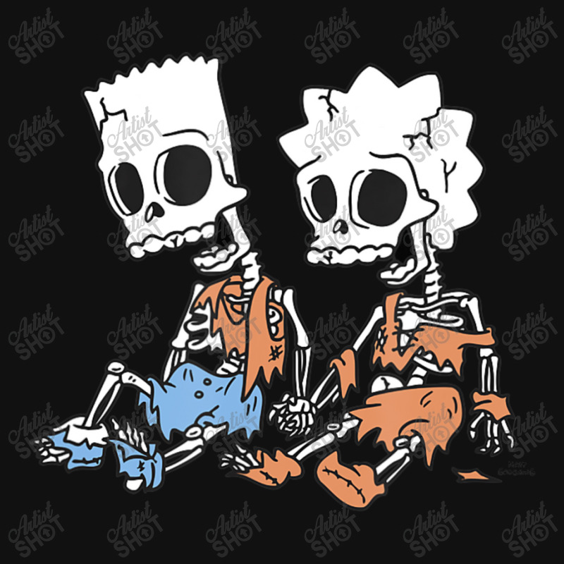 The Simpsons Bart & Lisa Skeletons Graphic Youth T-shirt by longdanouj | Artistshot