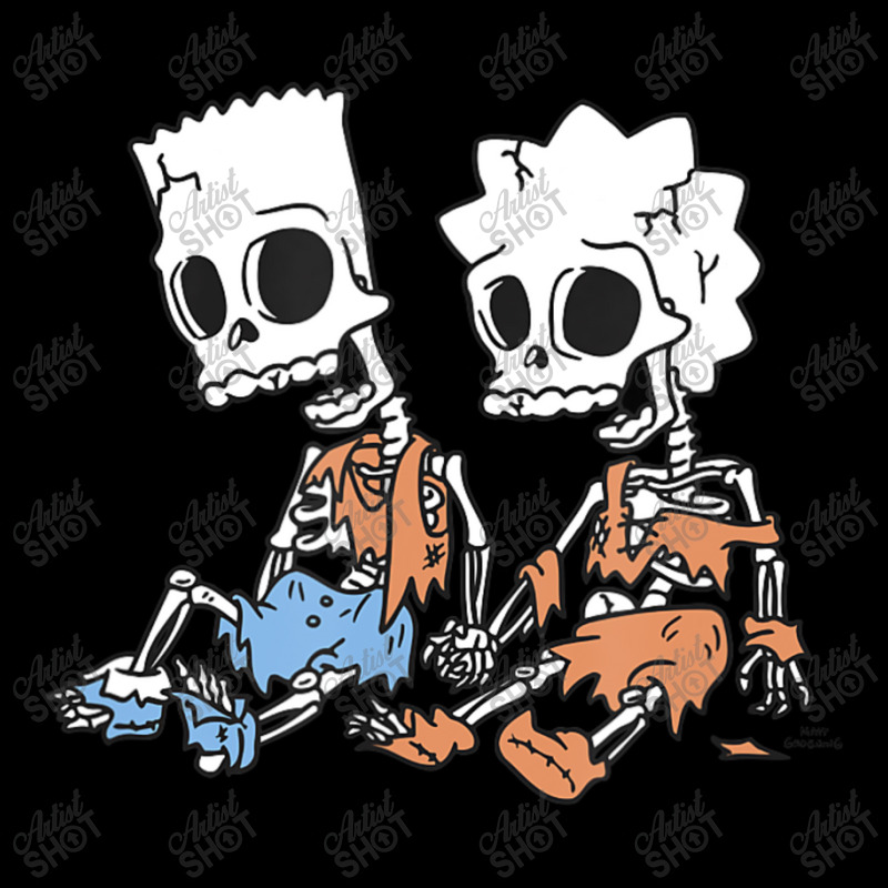 The Simpsons Bart & Lisa Skeletons Youth Hoodie by longdanouj | Artistshot