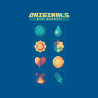 Originals - Gym Badges Classic T-shirt | Artistshot