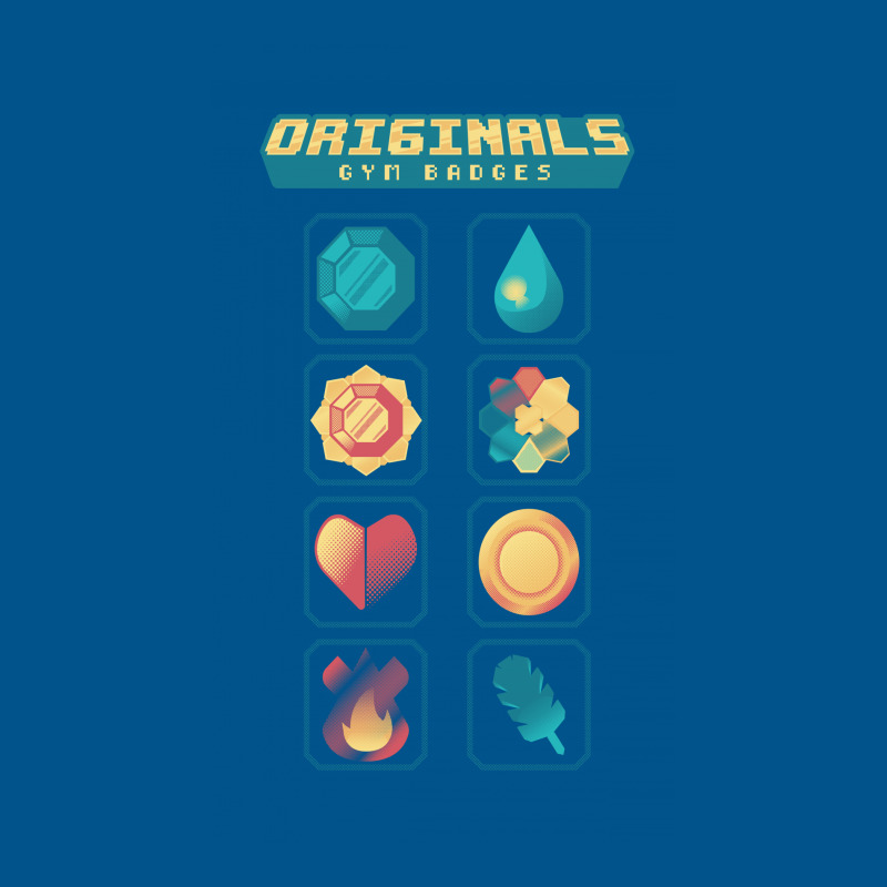 Originals - Gym Badges Classic T-shirt by Sketchdemao | Artistshot