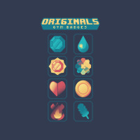 Originals - Gym Badges V-neck Tee | Artistshot