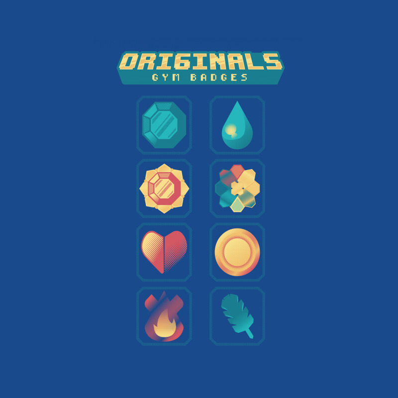 Originals - Gym Badges Tank Top by Sketchdemao | Artistshot