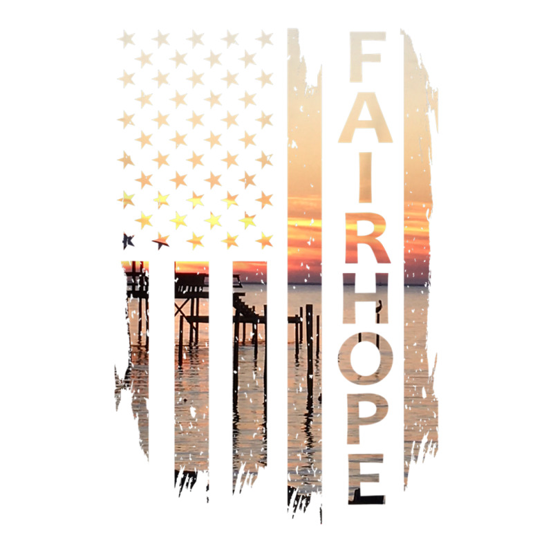 Fairhope Alabama Summer Sunset American Flag Patri Women's Pajamas Set by heffopance | Artistshot