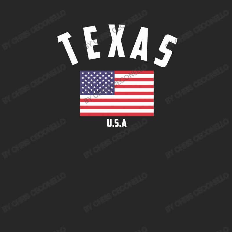 Texas Ladies Fitted T-Shirt by Chris Ceconello | Artistshot