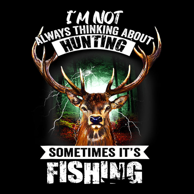 Im Not Always Thinking About Hunting Sometimes Its Adjustable Cap | Artistshot