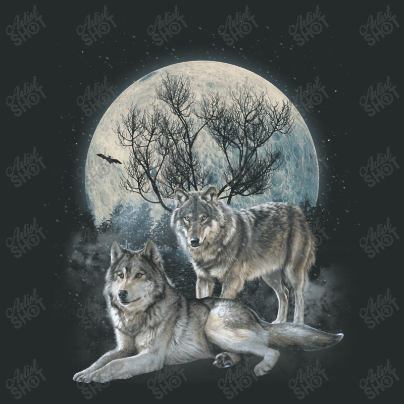 The Mountain Wolf Native American Wolf Lover Women's Triblend Scoop T-shirt by home12 | Artistshot