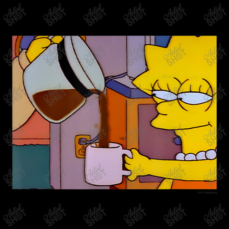 The Simpsons Lisa Coffee Smile V2 Adjustable Cap by longdanouj | Artistshot