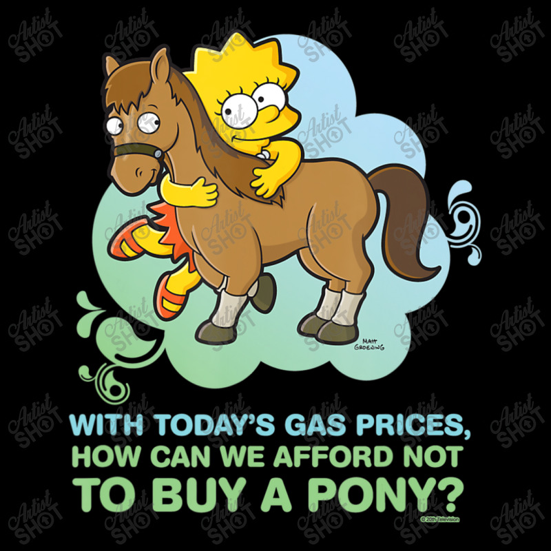 The Simpsons Lisa Simpson Buy A Pony Retro Cropped Sweater by longdanouj | Artistshot