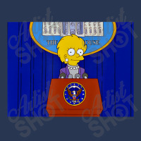 The Simpsons Lisa Simpson President Ladies Denim Jacket | Artistshot