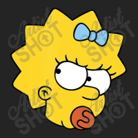 The Simpsons Maggie Simpson Angry Big Face 3/4 Sleeve Shirt | Artistshot