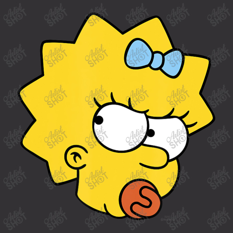 The Simpsons Maggie Simpson Angry Big Face Vintage Short by longdanouj | Artistshot