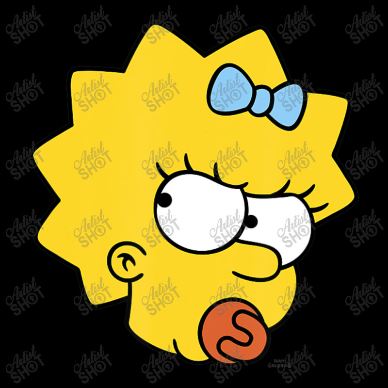 The Simpsons Maggie Simpson Angry Big Face Lightweight Hoodie by longdanouj | Artistshot