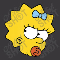 The Simpsons Maggie Simpson Angry Big Face Ladies Curvy T-shirt | Artistshot