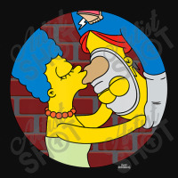 The Simpsons Marge And Homer Pie Man Upside Down K Crop Top | Artistshot