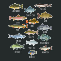 Types Of Freshwater Fish Species Fishing T Shirt Women's Triblend Scoop T-shirt | Artistshot