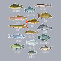 Types Of Freshwater Fish Species Fishing T Shirt Tank Dress | Artistshot