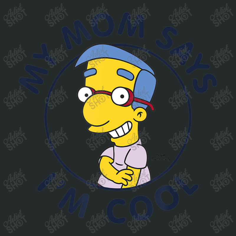 The Simpsons Milhouse My Mom Says I'm Cool V2 Women's Triblend Scoop T-shirt by longdanouj | Artistshot