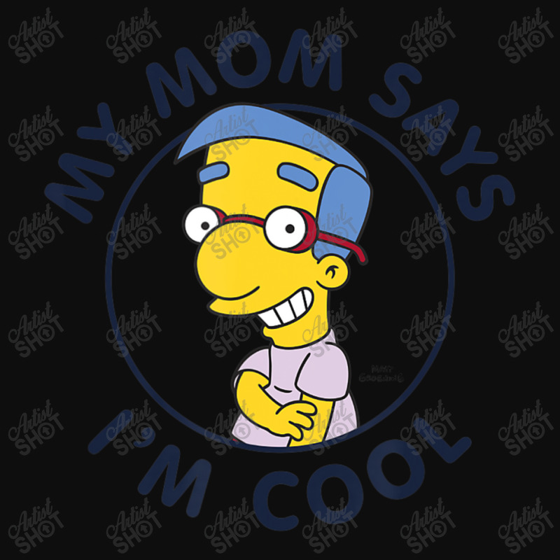 The Simpsons Milhouse My Mom Says I'm Cool V2 Crop Top by longdanouj | Artistshot