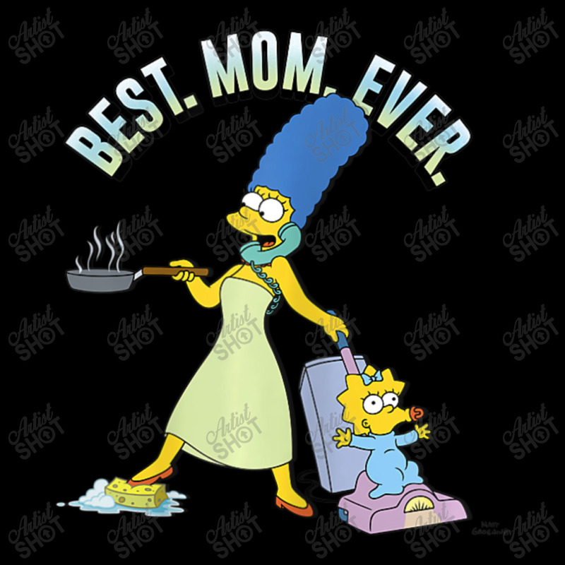 The Simpsons Mother's Day Marge Best Mom Ever Women's V-Neck T-Shirt by longdanouj | Artistshot