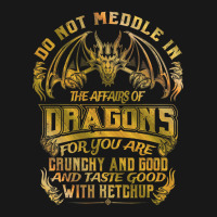 Do Not Meddle In The Affairs Of Dragons Funny Drag Flannel Shirt | Artistshot