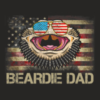 Mens Sunglasses Beardie Dad Flag American Bearded  Ladies Fitted T-shirt | Artistshot