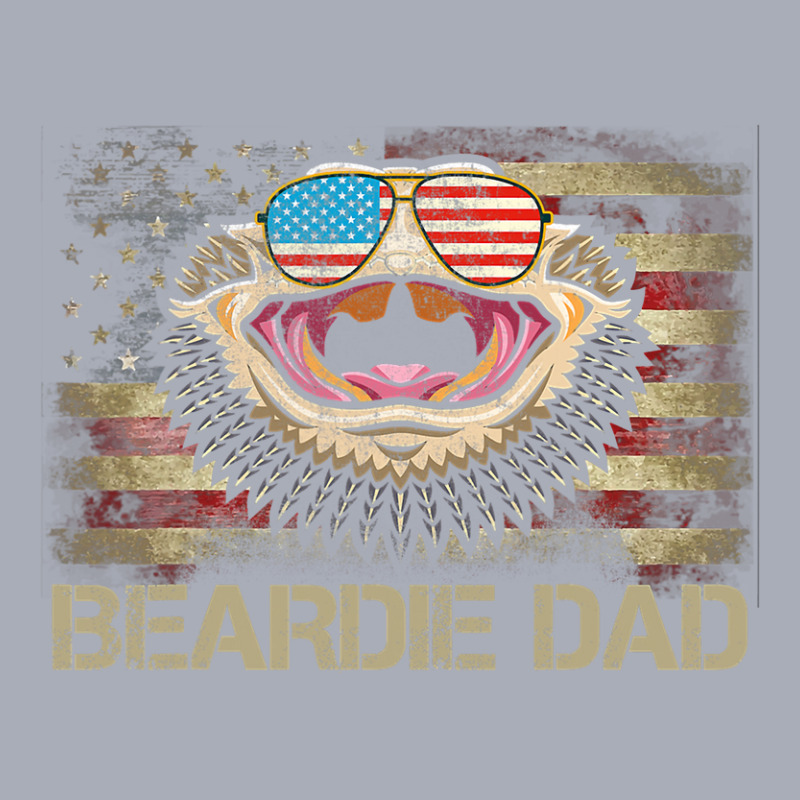 Mens Sunglasses Beardie Dad Flag American Bearded  Tank Dress by whoretacarpal | Artistshot