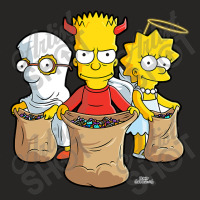 The Simpsons Trick Or Treat Treehouse Of Horror Ha Ladies Fitted T-shirt | Artistshot