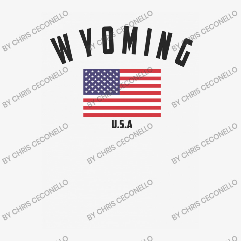 Wyoming Ladies Fitted T-Shirt by Chris Ceconello | Artistshot