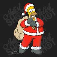 The Simpsons Santa Homer Holiday T-shirt | Artistshot