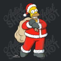 The Simpsons Santa Homer Holiday Crewneck Sweatshirt | Artistshot