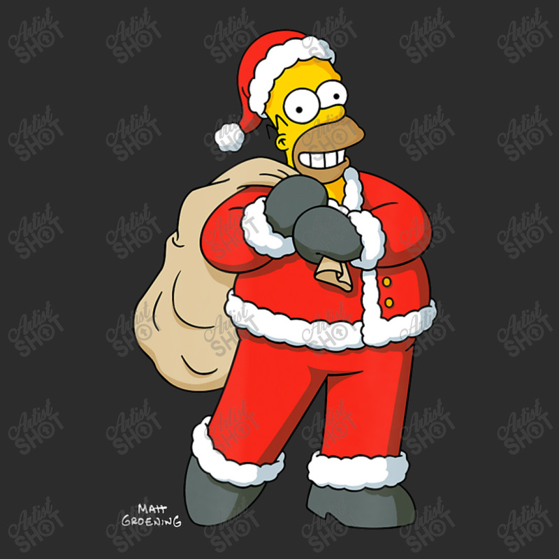 The Simpsons Santa Homer Holiday Exclusive T-shirt by longdanouj | Artistshot