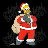 The Simpsons Santa Homer Holiday Fleece Short | Artistshot