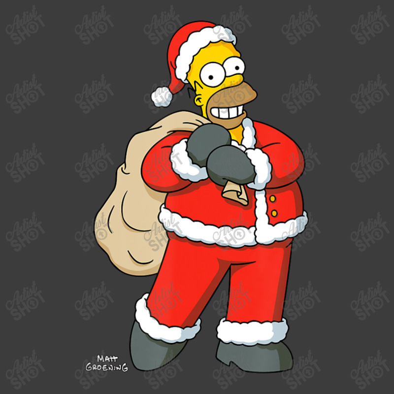 The Simpsons Santa Homer Holiday Men's Polo Shirt by longdanouj | Artistshot