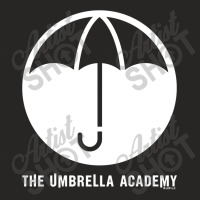 The Umbrella Academy Umbrella With Wordmark Ladies Fitted T-shirt | Artistshot