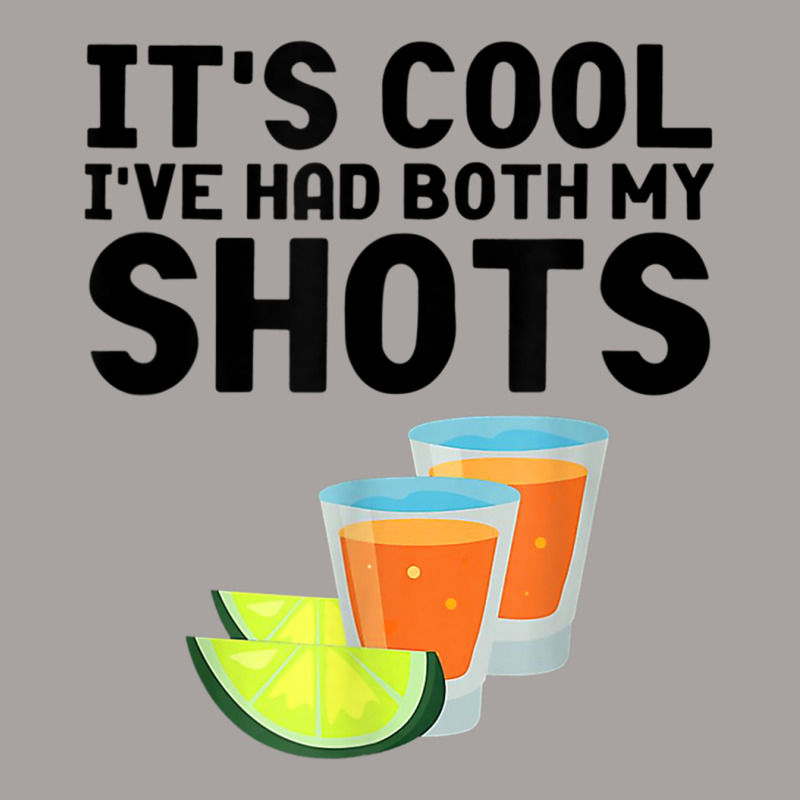 It's Cool I've Got Both My Shots Funny Vaccination Racerback Tank by heffopance | Artistshot