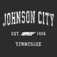 Johnson City Tennessee Tn Vintage Athletic Sports Exclusive T-shirt | Artistshot