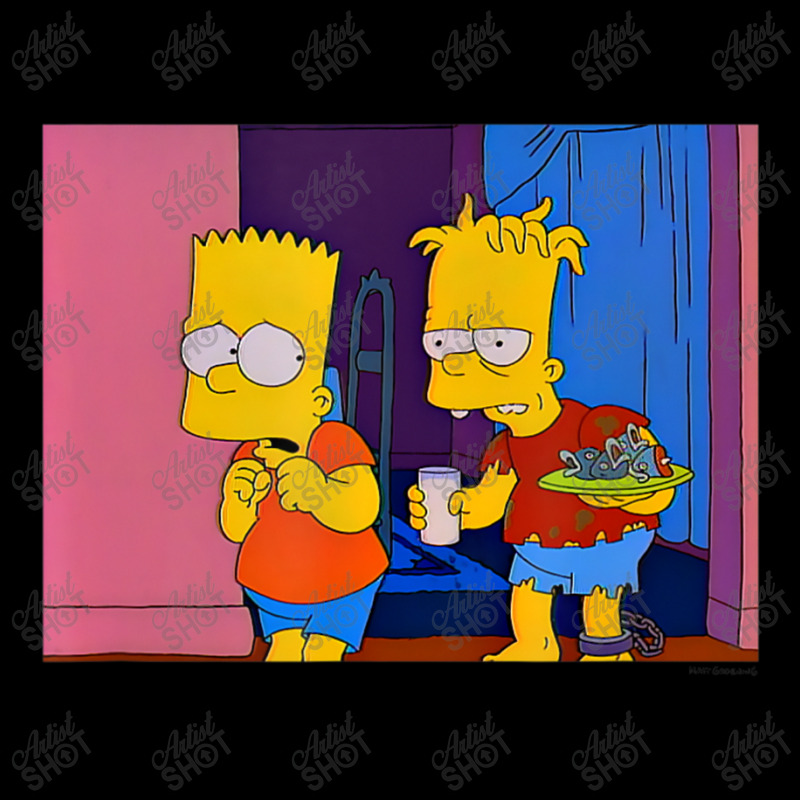 The Simpsons Treehouse Of Horror Bad Double Bart Cropped Sweater by longdanouj | Artistshot