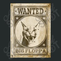 Big Floppa Cat Cute Caracal Cat Vintage Wanted Women's Triblend Scoop T-shirt | Artistshot